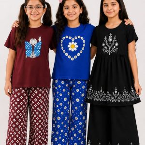Girls Long Pant Set combo